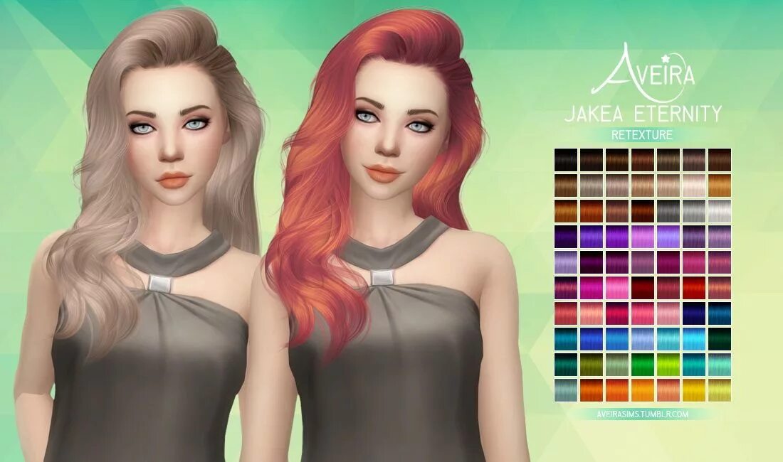 Как убрать волосы в симс 4. The sims 4 hair jakea. симс 4 рыжие волосы. мятная прическа симс 4. симс 4 мятные волосы.