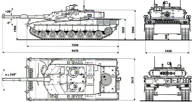 C 1м