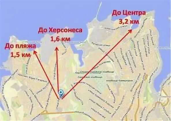 Карта севастополя репина