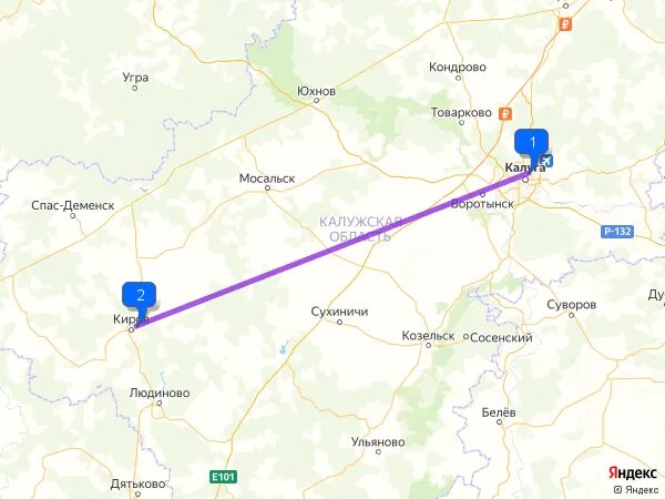 Маршрут 1 калуга