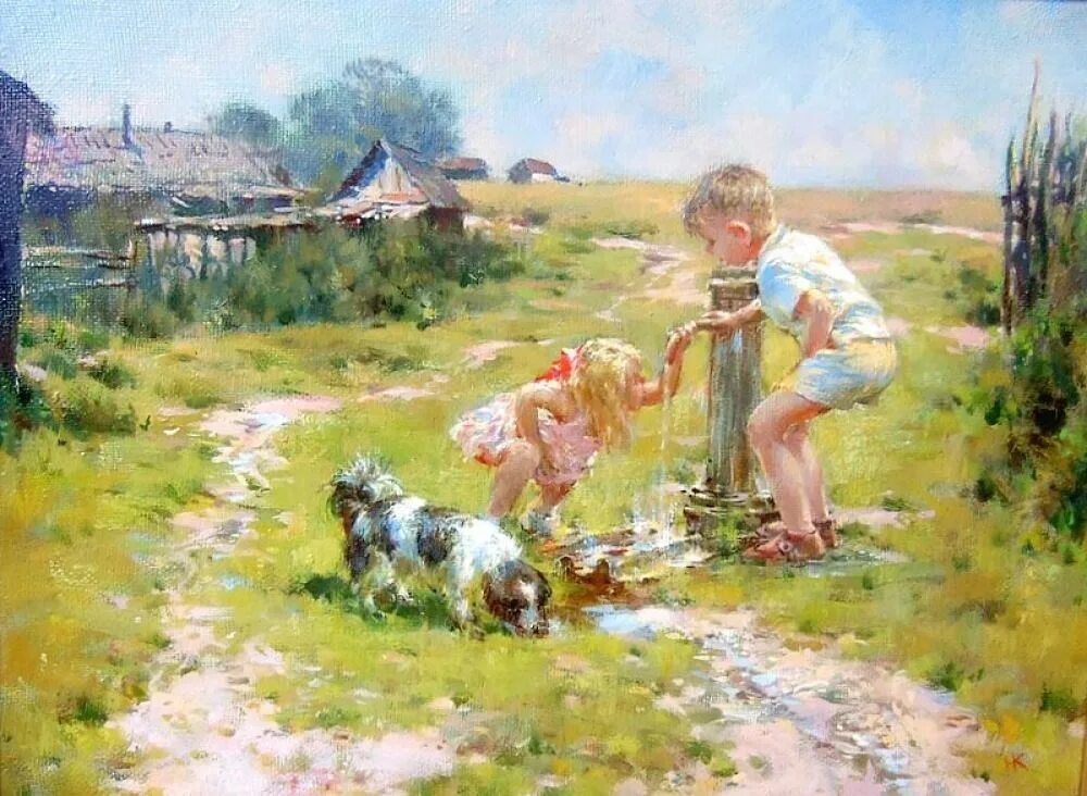Картины детства художников. Картины детства художников