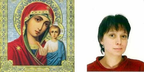 Девушка с иконой