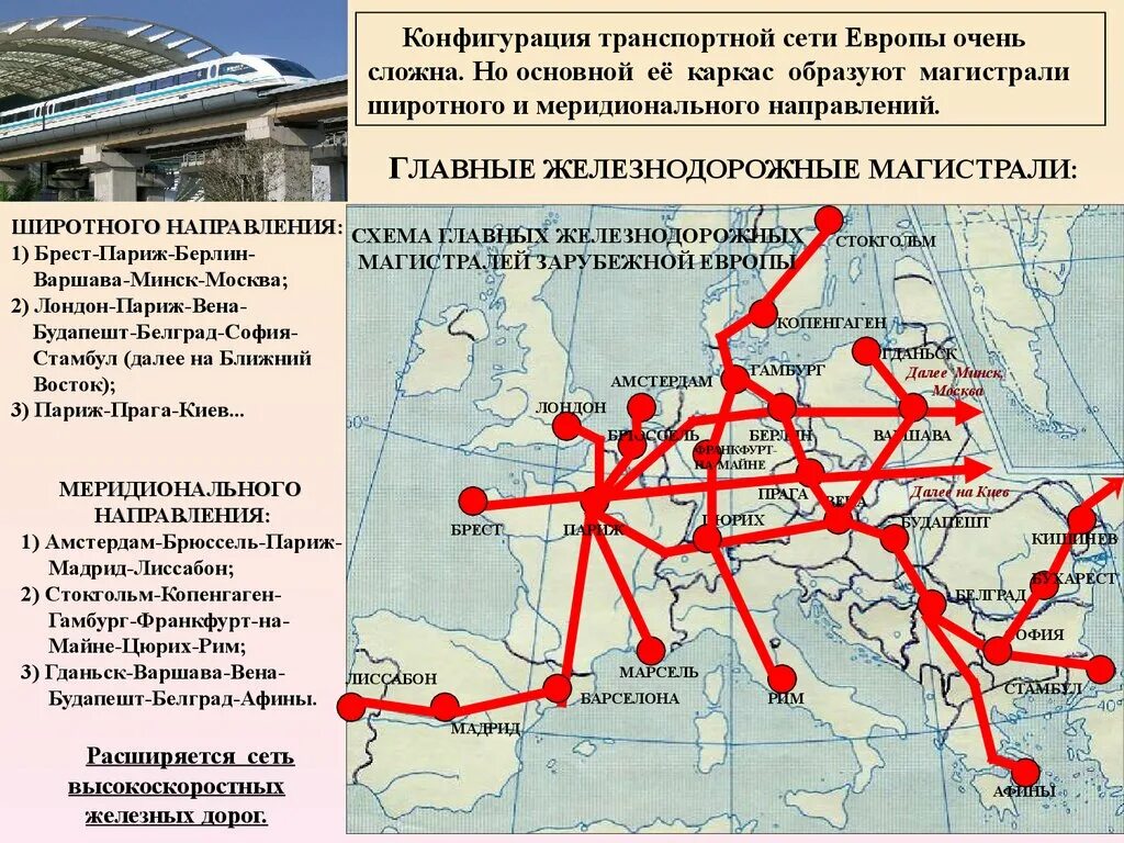 Железные дороги России на карте европейская часть. Крупнейшие ЖД магистрали Европы. Главные железнодорожные магистрали зарубежной Европы. Основные транспортные магистрали Европы. Назовите реку транспортную артерию урала