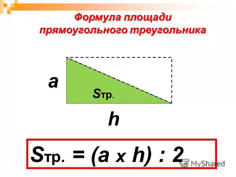 Площадь прямоуг формула. Площадь прямоуг формула
