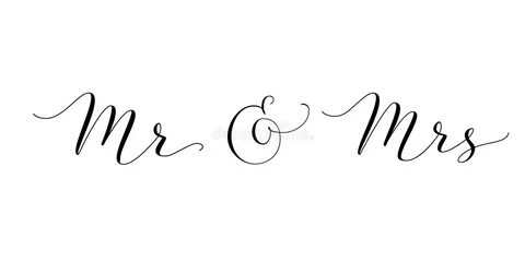 Mr and Mrs Words with Ampersand. 
