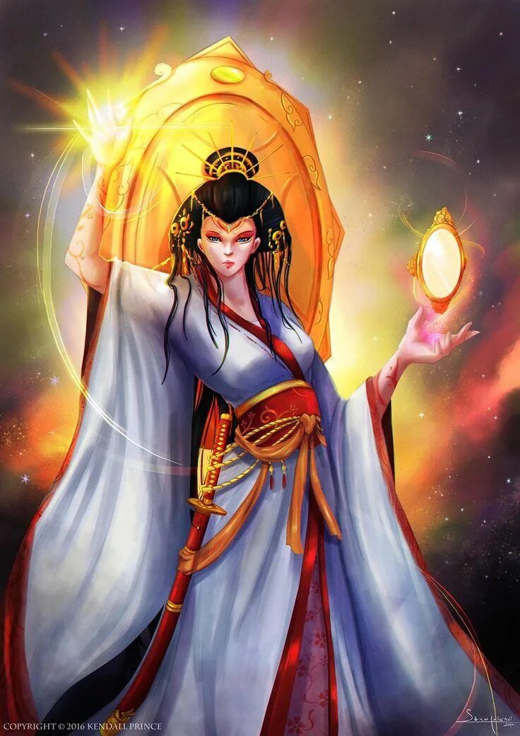 Taming the sun goddess. Японская богиня Аматэрасу. Японская богиня солнца Аматэрасу. Аматерасу ками. Аматерасу богиня солнца.