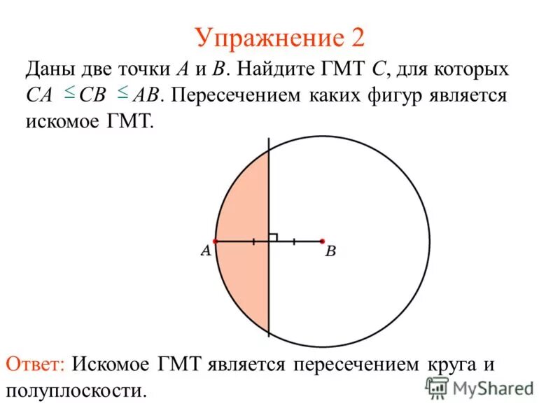 Гмт в геометрии это