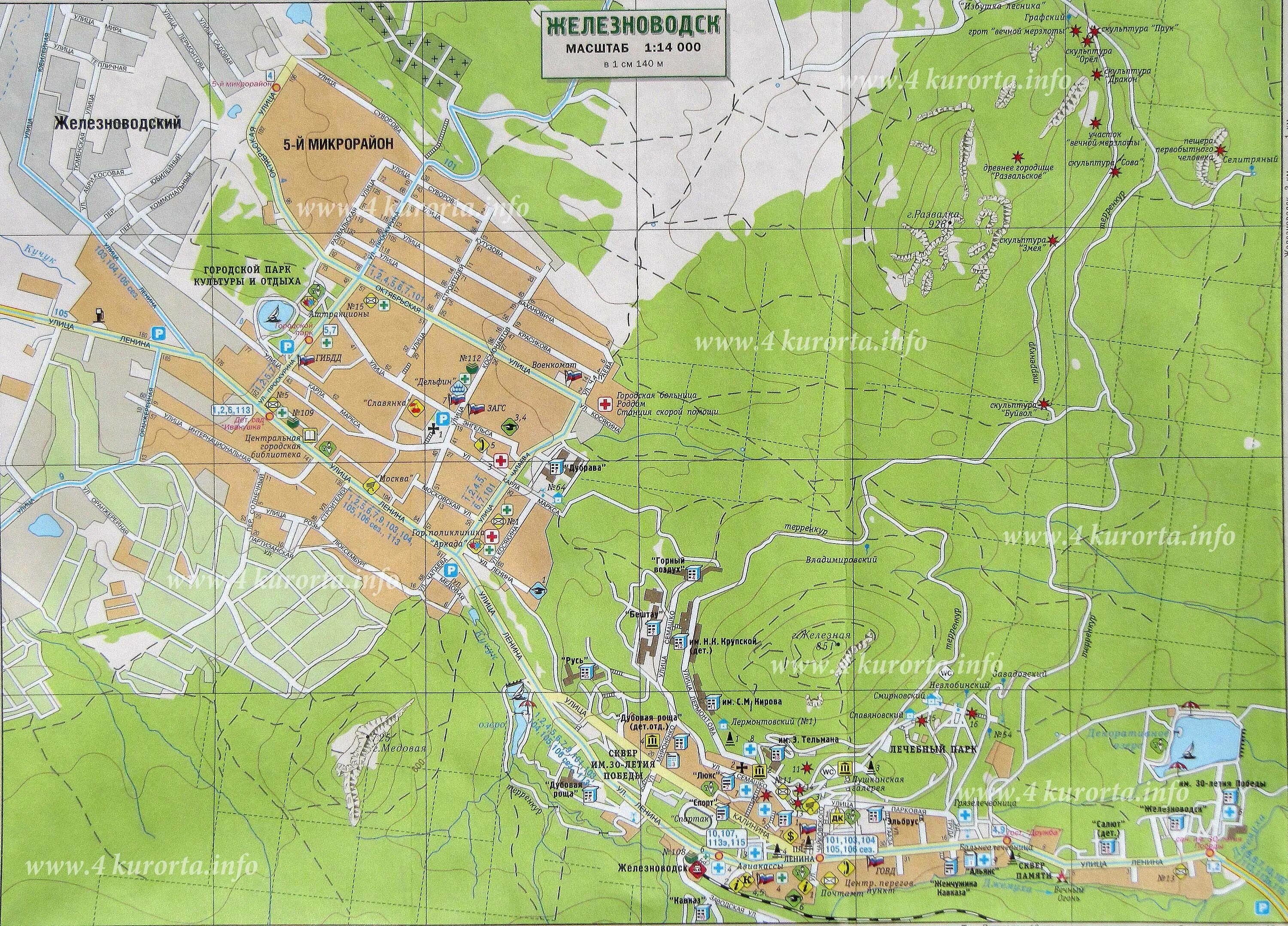 Рп5 железноводск ставропольский. План города Железноводска с расположением санаториев. Железноводск план города. Карта расположения Железноводска санатории Железноводска. Горный воздух санаторий Железноводск на карте Железноводска.