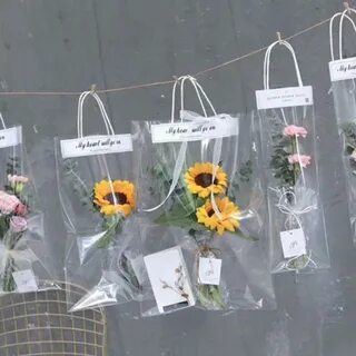 Пакеты для цветов прозрачные