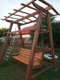 Качели садовые фото чертежи