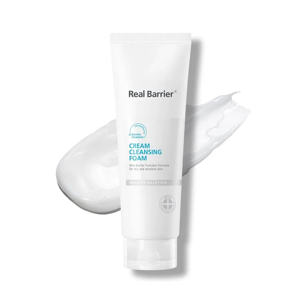 Foam cleansing cream. Real Barrier мягкая пенка для умывания Cream Cleansing Foam 120мл. Пенка для умывания real Barrier Cream Cleansing Foam 150 гр. Real Barrier Cream Cleansing Foam 30 мл. Кремовая пенка с нейтральным PH real Barrier Cream Cleansing Foam.