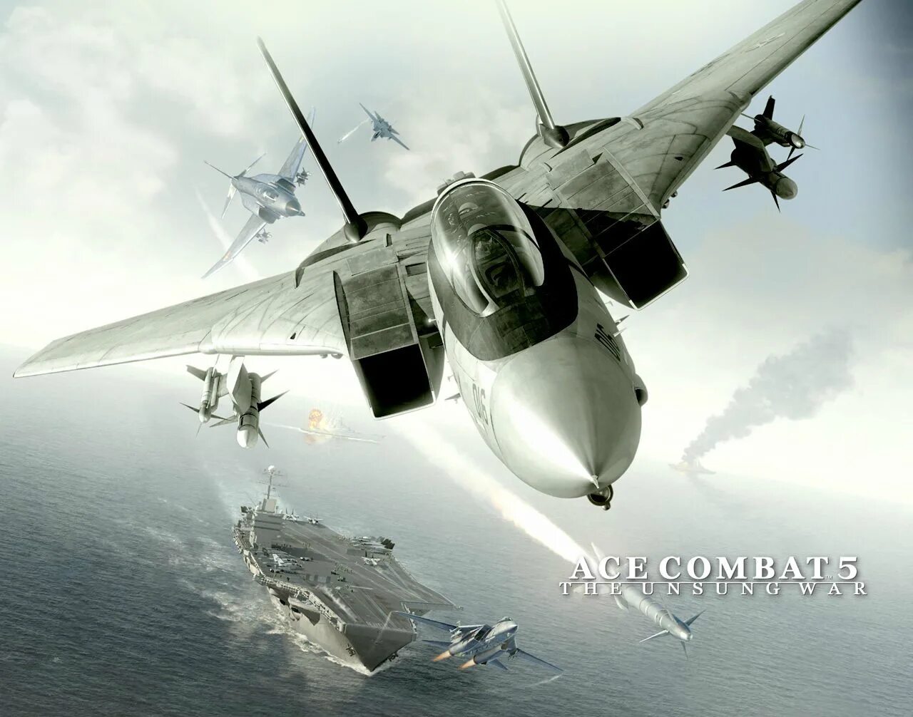 F-16 истребитель Ace Combat. F-14 Ace Combat PSP.