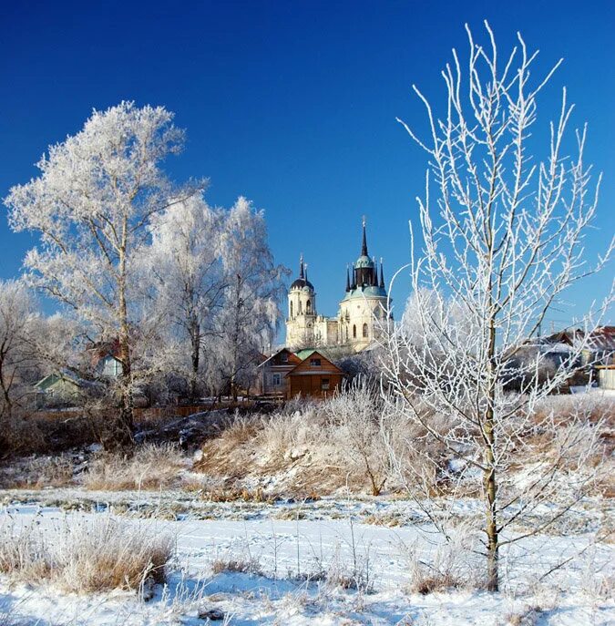 храм в дунилово ивановская область. зимний пейзаж с храмом. кузоватово церковь зима. зима русь храм православие. храм поволжье зима.