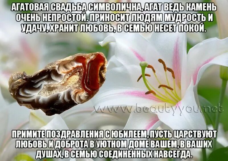 Поздравляем Сергея и Наталью Ясинских с Годовщиной свадьбы!!! Агатовая свадьба д
