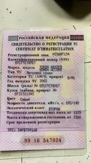 Дата выдачи стс по номеру