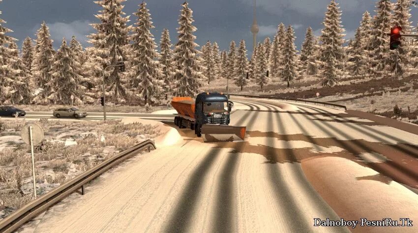 Скачай зимнее обновление версии. Euro Truck Simulator 2 Россия зима. Евро трек симулятор 2 зима. Суровая зима етс 2. Снегопад для етс 2.