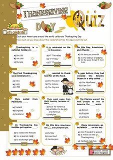 Try our thanksgiving quiz
