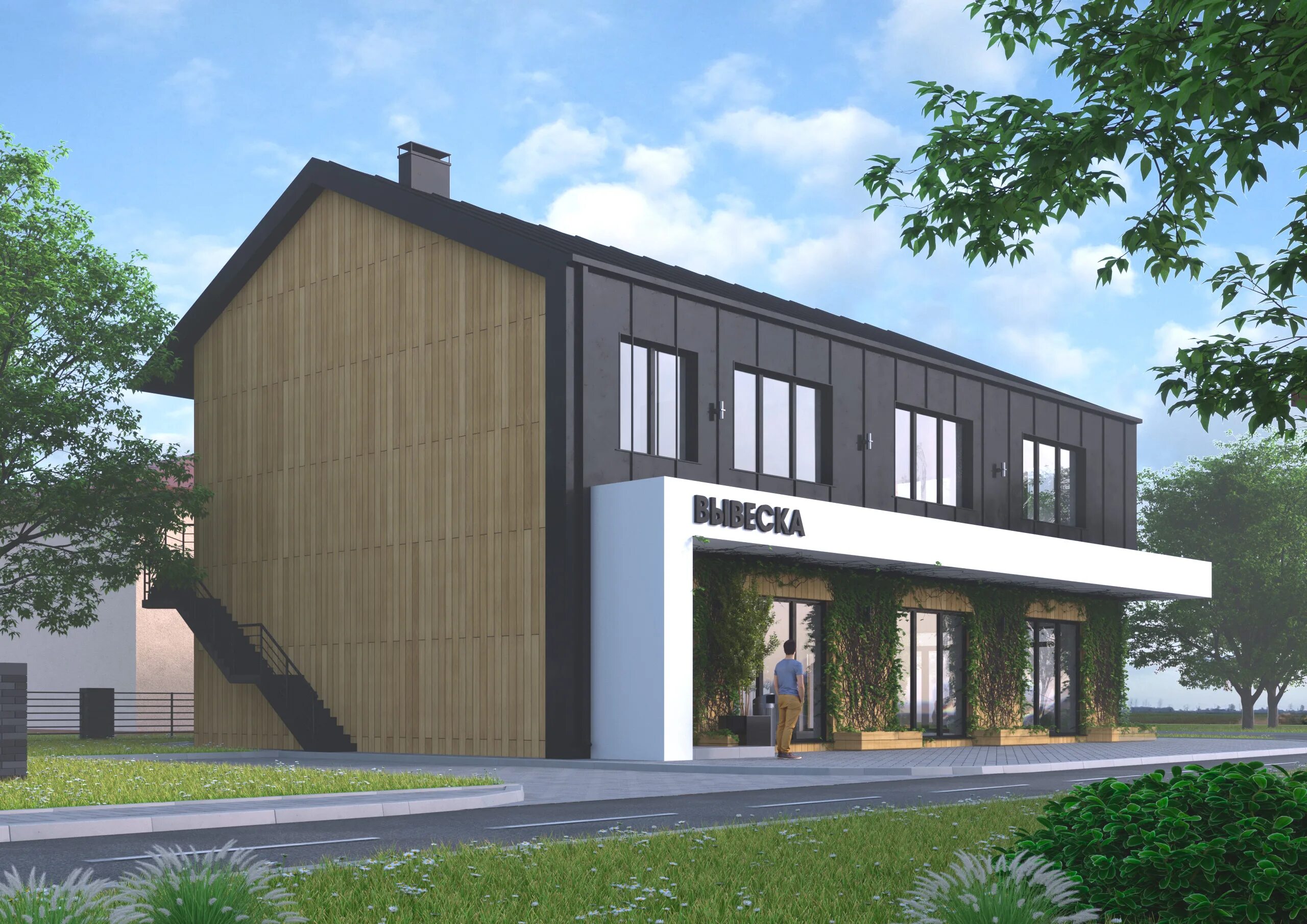 Building shop house. Барнхаус из сэндвич панелей. Барнхаус павильон. Фасад 3011\7024 Барн Хаус. Барнхаус торговый павильон.