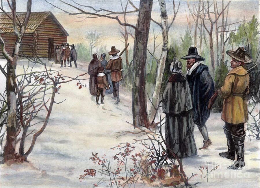 Pilgrims and Puritans. Отцы-Пилигримы. Пилигримы в живописи. Английские Пуритане 17 века.