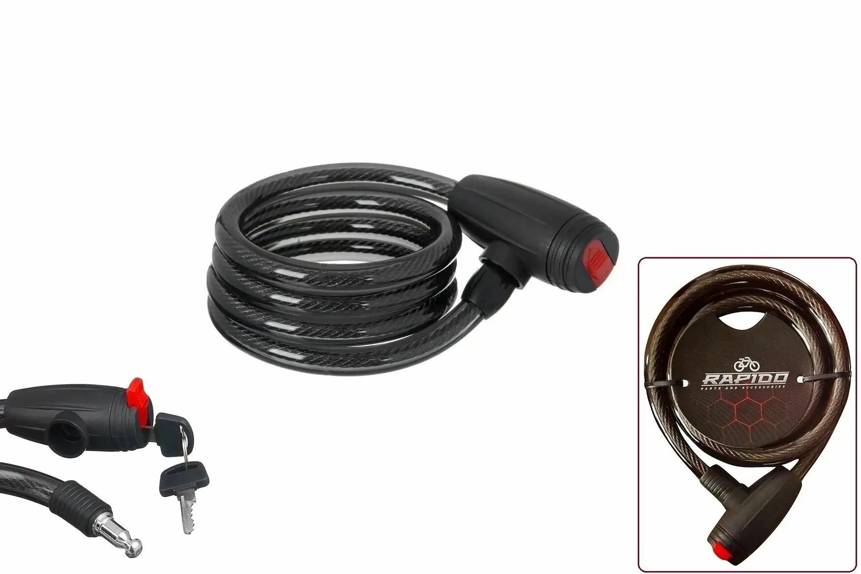 велозамок golden key 202. 102 113. 101 6x1000mm. 102 113. 802.