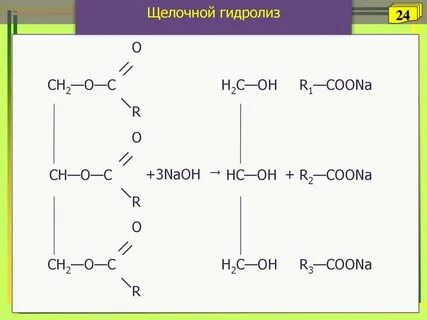 Щелочной гидролиз стеариновой кислоты