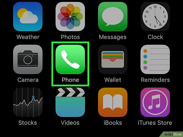 Open phone app
