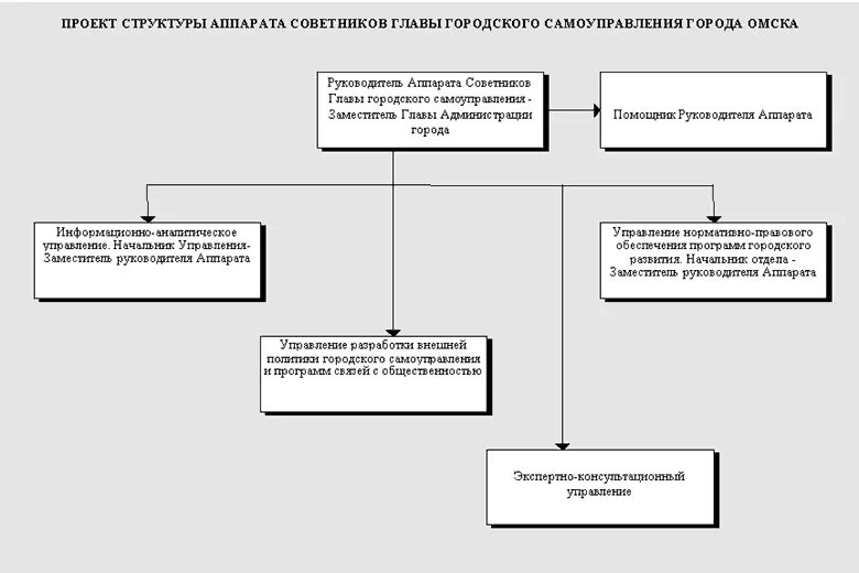 Структура органов местного