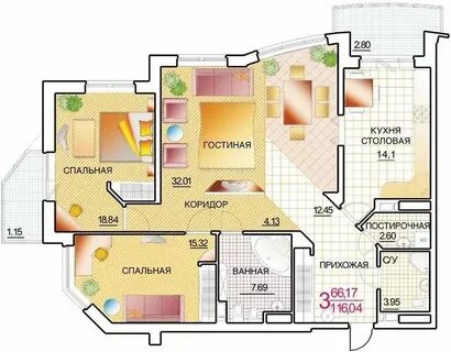 Краснодар планировка квартира