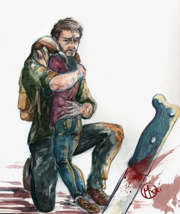The last of art. Элли и джоэл the last of us 2 арт.