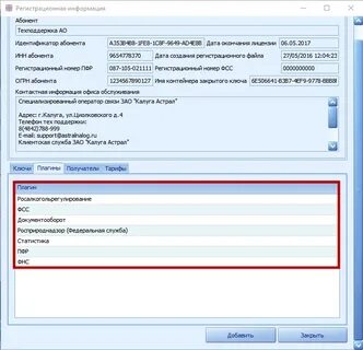Сведения о пользователях