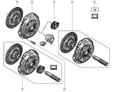 Рено трафик 2.0 сцепления