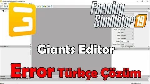 Editor error