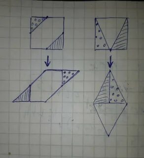 Разделить квадрат на 3