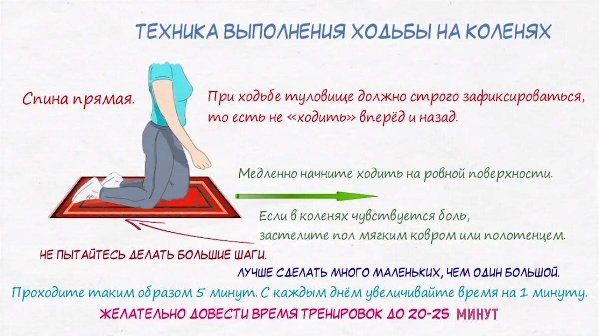 Ходить на коленях