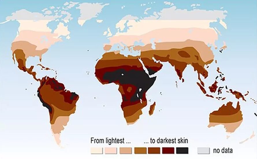 Кожевенное на карте. Карта цвета кожи человека. Карта цвета кожи в мире. Карта распределения цвета кожи.