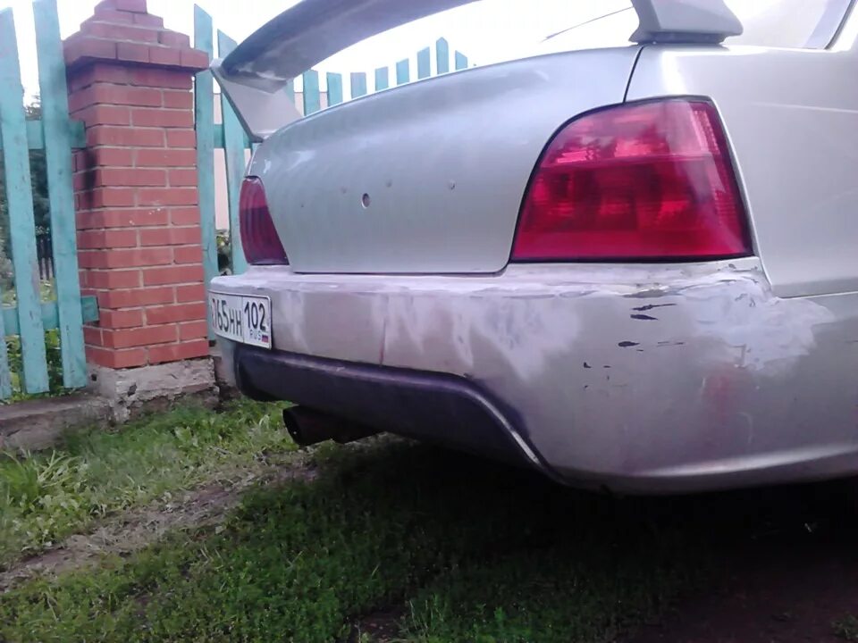 задний бампер - Daewoo Nexia, 1,5 л, 2007 года тюнинг DRIVE2