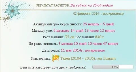 Акушерский срок беременности