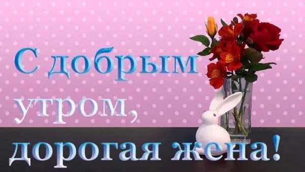 Открытка жене от мужа с добрым утром. С добрым утром любимая супруга. Пожелания с добрым утром жене от мужа. С добрым утром любимая жена. Пожелания с добрым утром любимой жене.