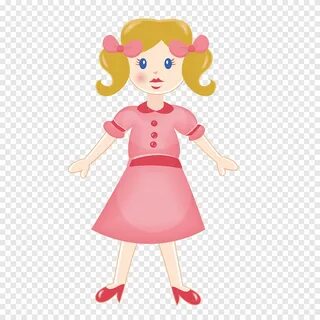 Кукла в платье картинка для детей