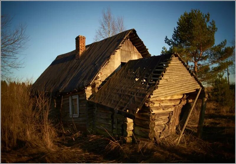 Хибара халупа. Покосившаяся изба. Старая изба. Старая избушка. 4 бедный дом