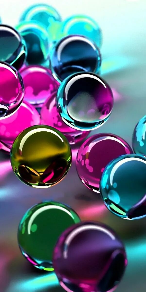 Разноцветные шарики. Разноцветные пузыри. Яркие обои. Фон на телефон красивые.