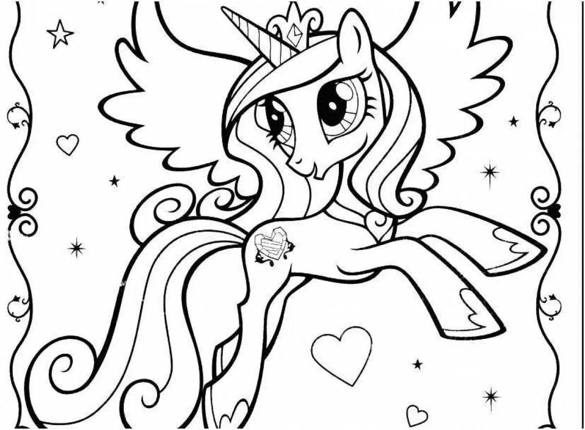 Раскраски для девочек мая. Раскраска пони принцесса Каденс. Раскраска my little Pony принцесса Каденс. Маленькая пони принцесса Каденс раскраска. Каданс принцесса пони раскраска.
