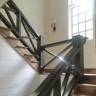 Перила лофт для лестниц в частном доме