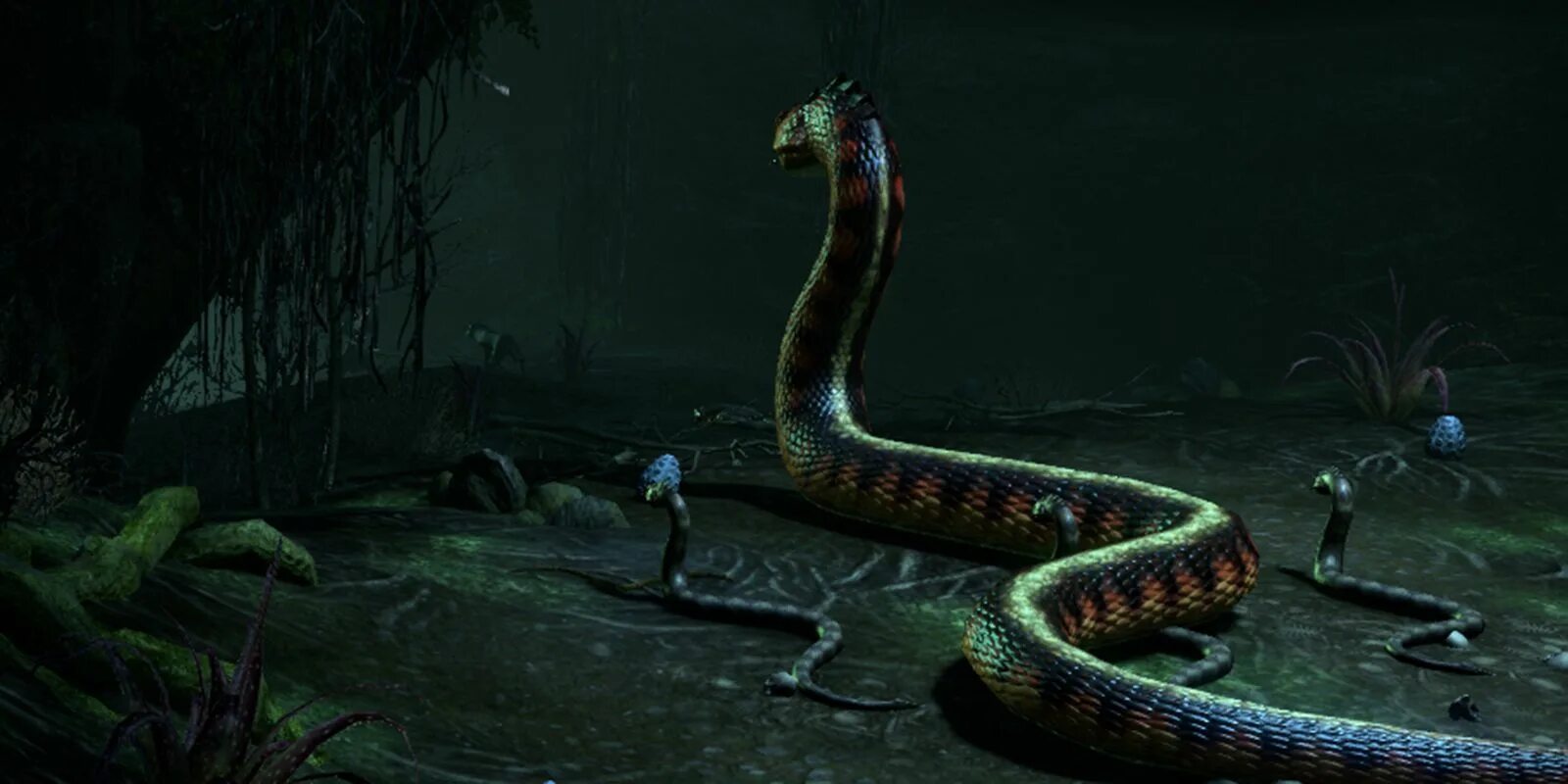 Скайрим змеиный. Гигантская змея скайрим. Tes гигантская змея. Гигантская змея из игры. Готика гигантская змея.