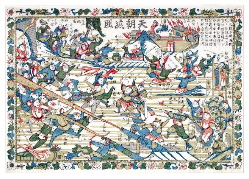 Восстание тайпинов год. Тайпинское восстание в китае. китай 19 век восстание тайпинов.