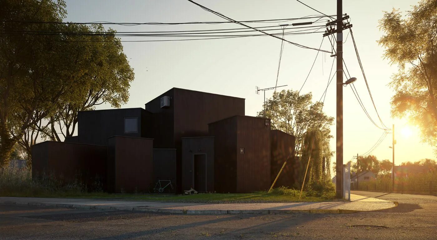 Some building. Some building. Waterloo station. Cinema 4d архитектурная визуализация. Элеватор усть-лабинск.