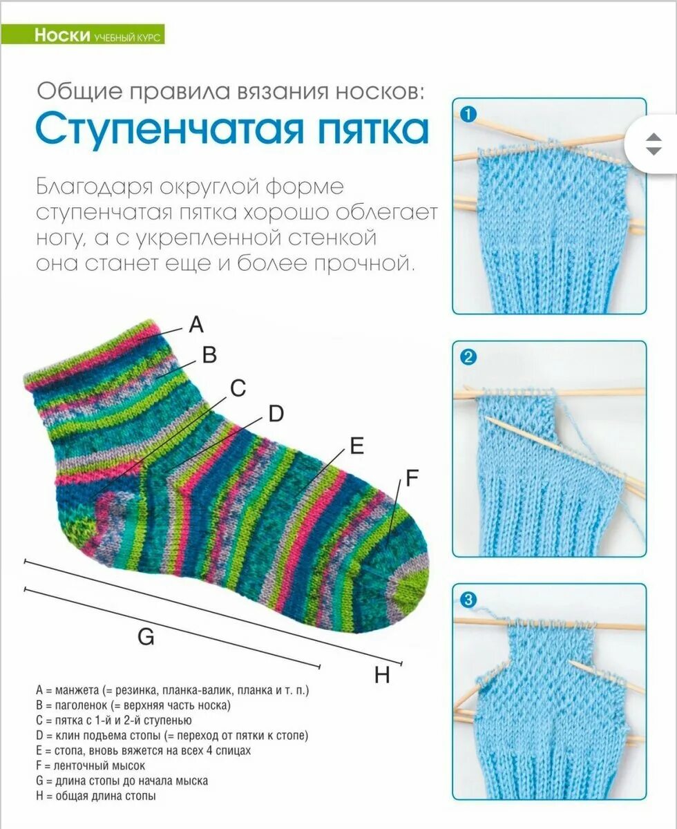 Вязание пятки носка на 5 спицах пошагово для начинающих. Длина пятки носка. Длина пятки носка. Пятка и носок. Вязаные носки.