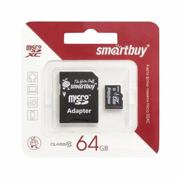 Smartbuy microsdhc. Карта памяти MICROSD SMARTBUY 16gb 10 class с адаптером SD 042636. Микро SD SMARTBUY карта памяти. Карта памяти MICROSD SMARTBUY 4gb class 4. SD 64gb Smart buy class 10.