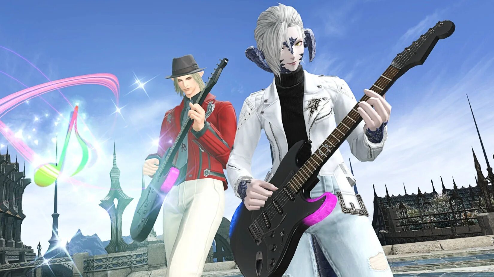 Игра фф играть. Final Fantasy XIV Stratocaster. Fender Final Fantasy. Финал фэнтези 15 игра. Финал фэнтези 6 Гого.