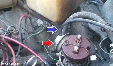 Выставить зажигание на ваз по лампочке